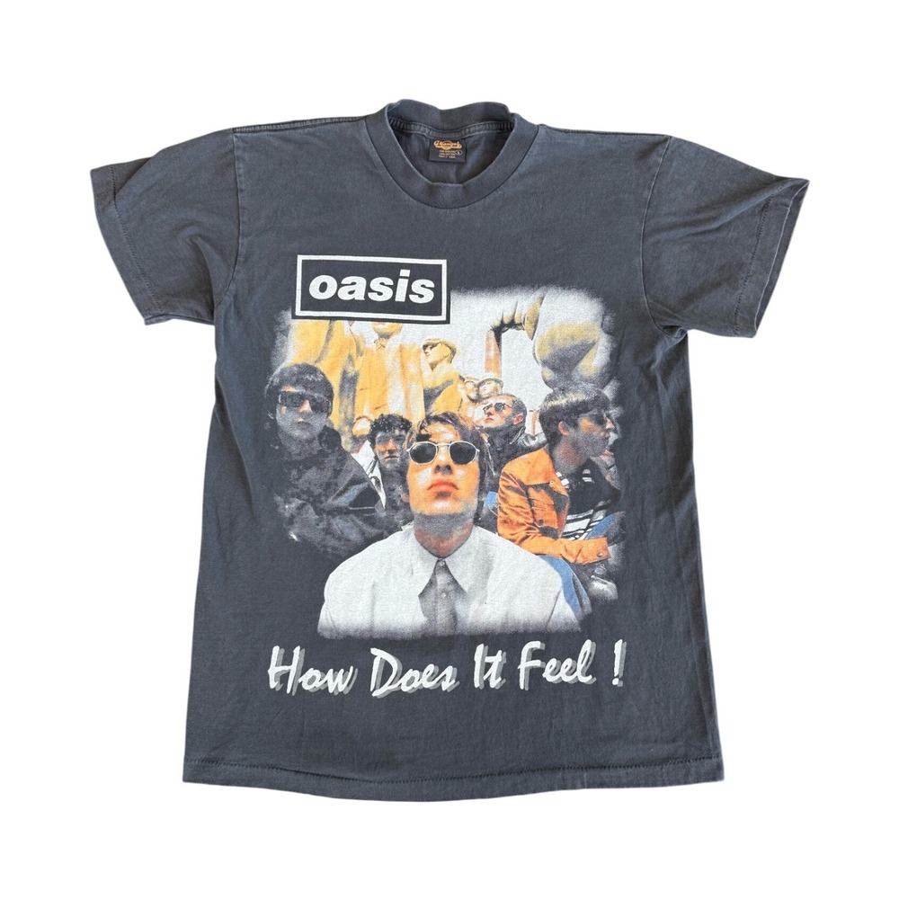 Vintage Oasis Band Shirt How Does It Feel Size Large T Shirt REPRINT